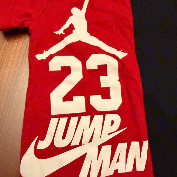 12M Jordan Baby Boys 23 Colorblock Romper Outfit - Picture 3 of 4